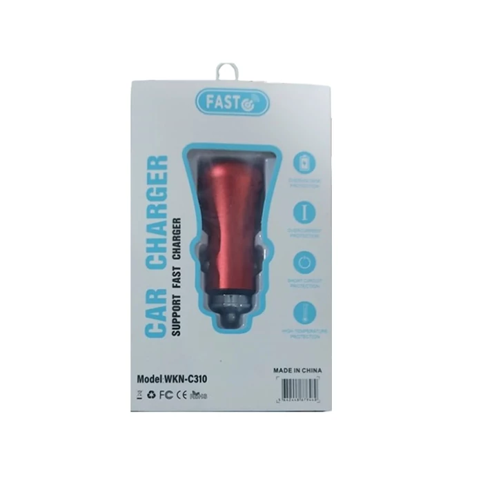 شارژر فندکی 38 وات فست شارژ مدل WKN-C310