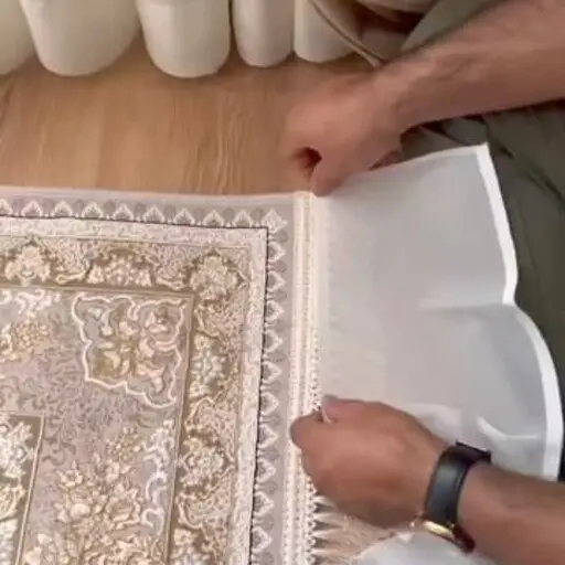 محافظ ریشه فرش مدل توری 9 متری